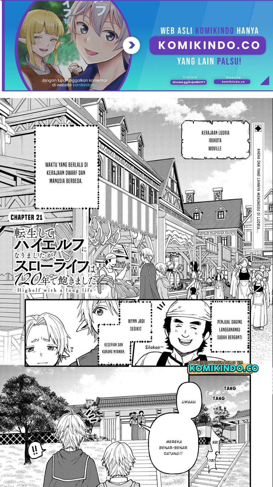 Tensei Shite High Elf Ni Narimashitaga, Slow Life Wa 120-nen De Akimashita Chapter 21