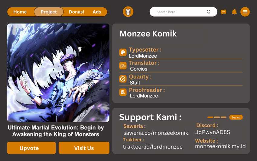 Martial Evolution: Start By Awakening The King Of Monsters Chapter 8