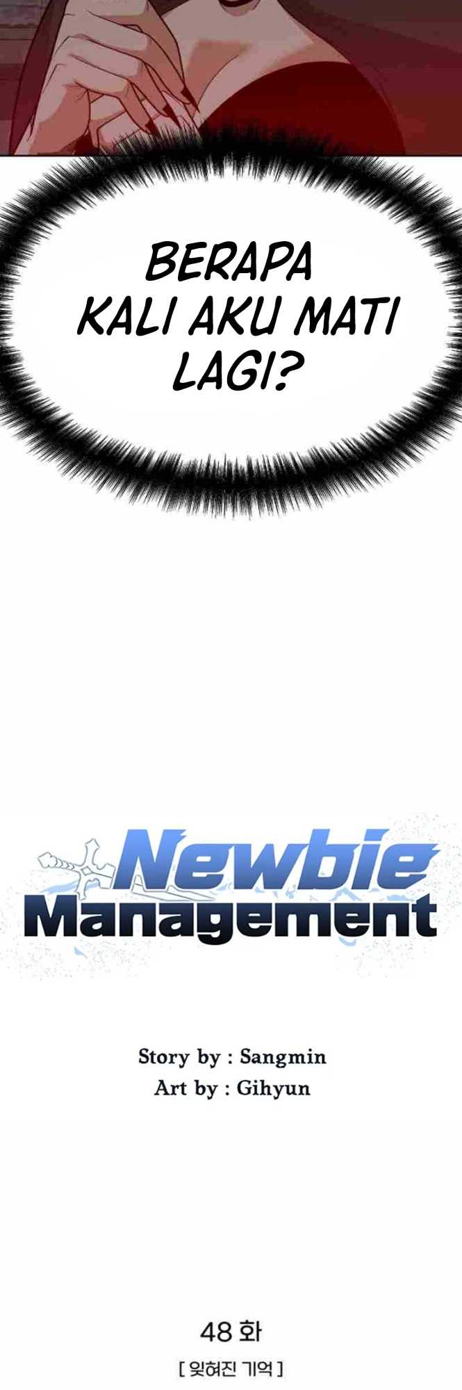 Newbie Management Chapter 48