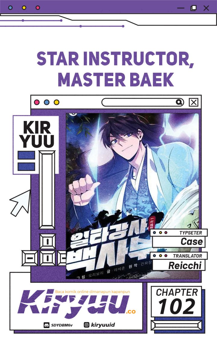 Number One Star Instructor Master Baek Chapter 102