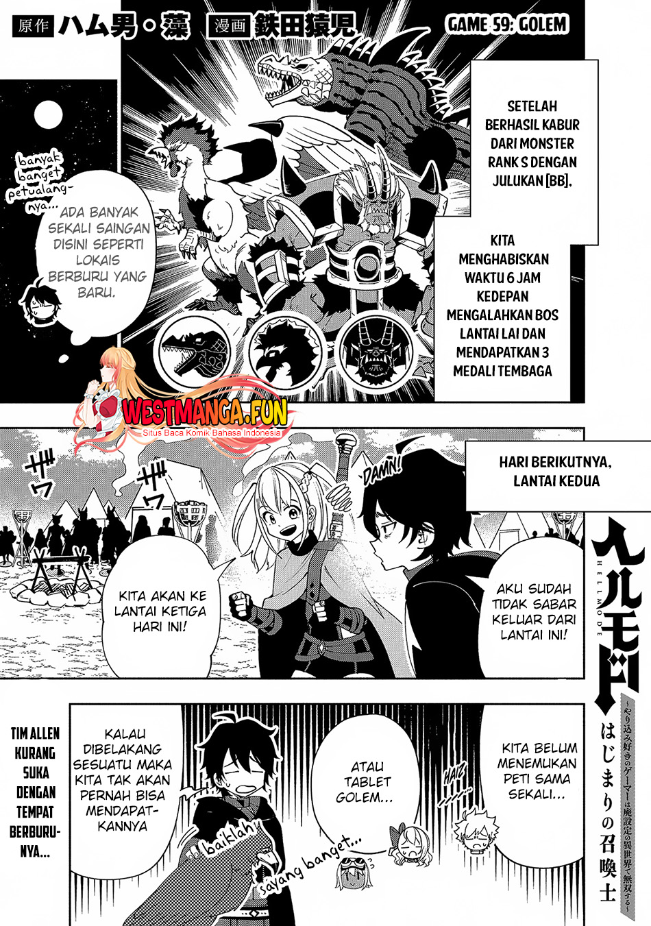 Hell Mode Yarikomi Suki No Gamer Wa Hai Settei No Isekai De Musou Suru Chapter 59