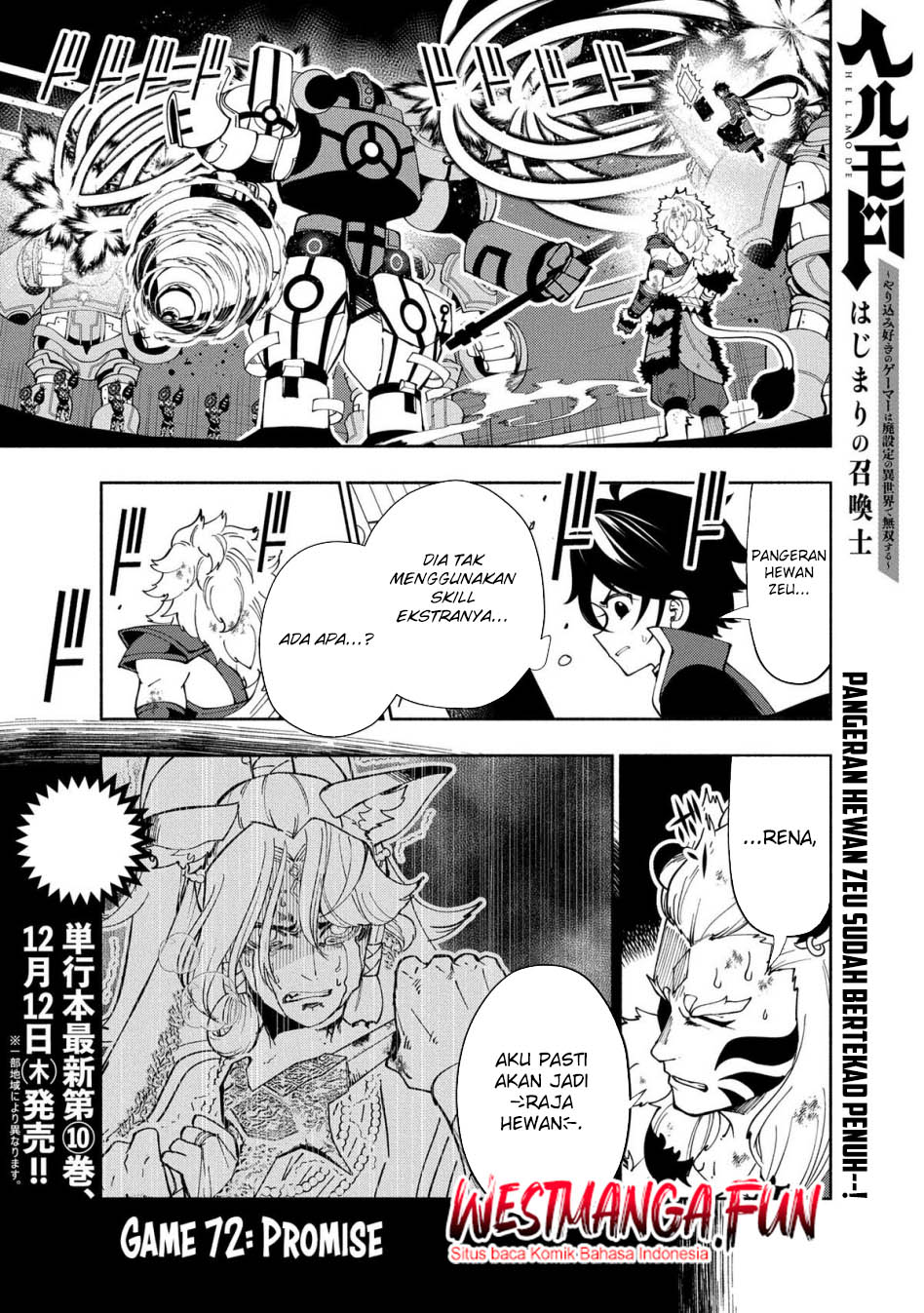 Hell Mode Yarikomi Suki No Gamer Wa Hai Settei No Isekai De Musou Suru Chapter 72