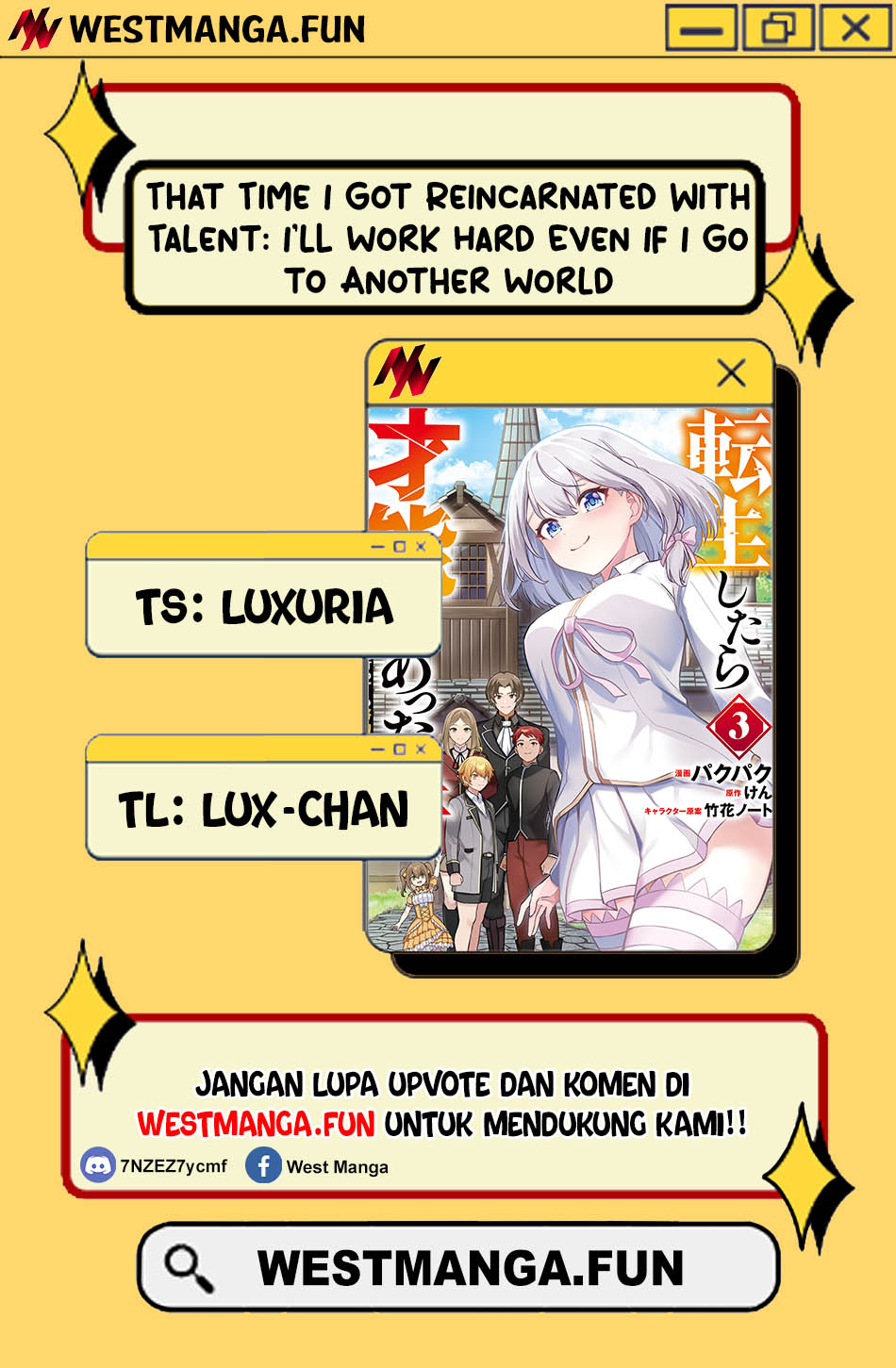 That Time I Got Reincarnated With Talent I’ll Work Hard Even If I Go To Another World Chapter 10
