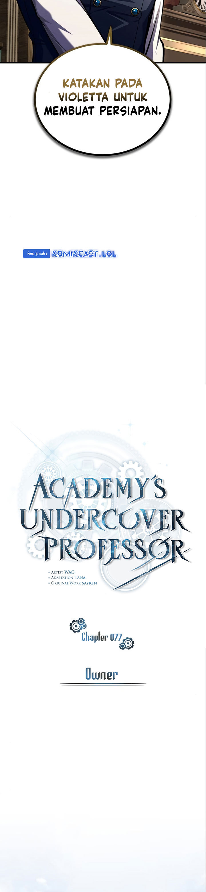 Academy’s Undercover Professor Chapter 77