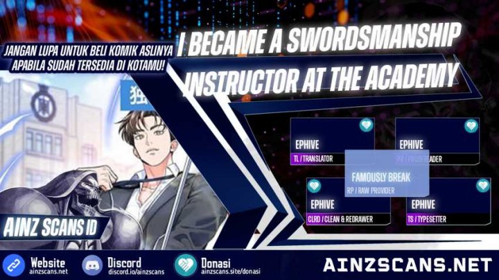 I Became A Swordsmanship Instructor At The Academy Chapter 1