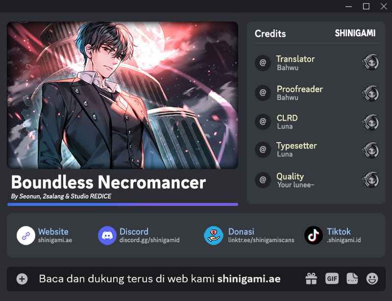 Boundless Necromancer Chapter 108