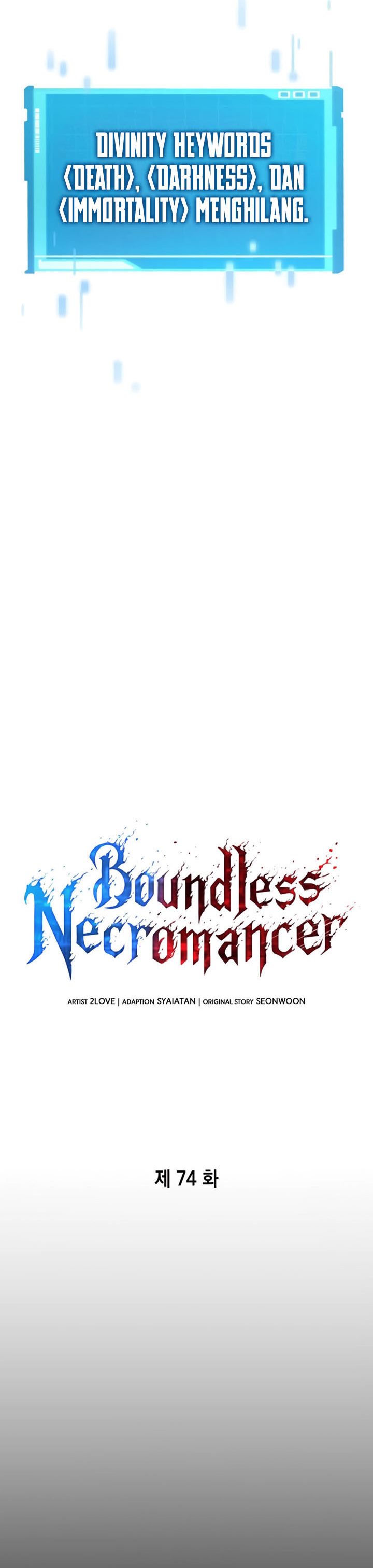 Boundless Necromancer Chapter 74