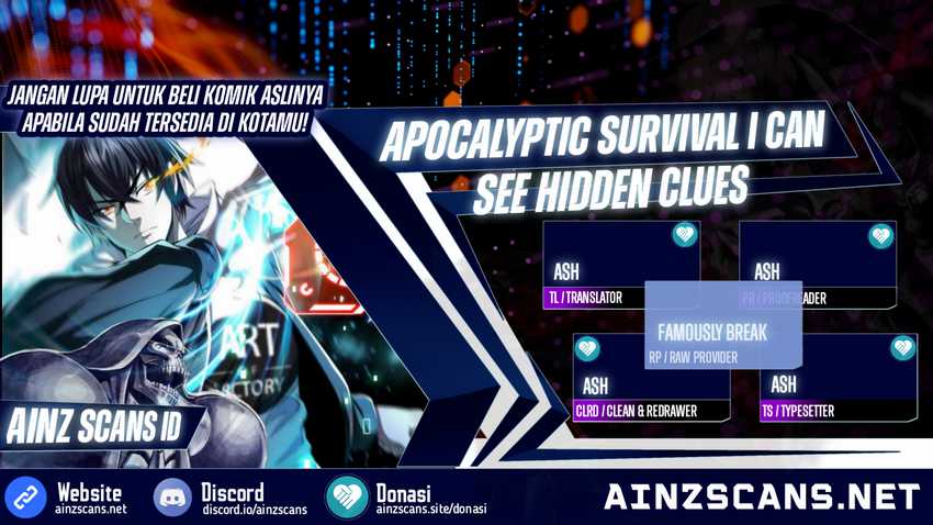 Surviving In The Apocalypse I Can See Hidden Clues Chapter 17