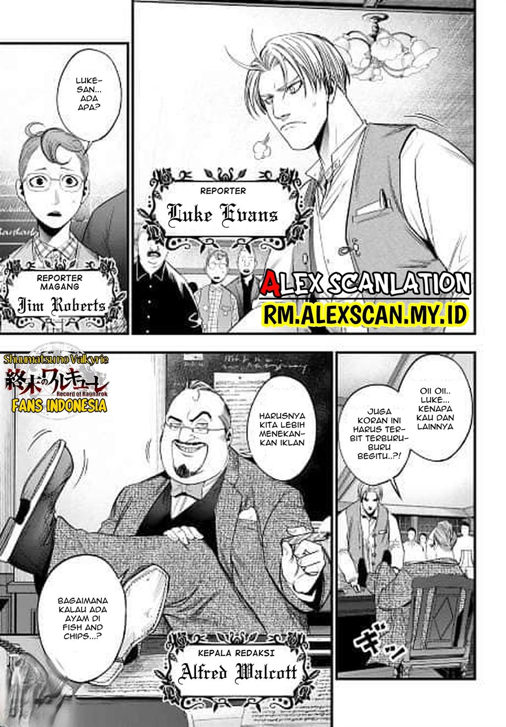 Shuumatsu No Valkyrie Kitan: Jack The Ripper No Jikenbo Chapter 1