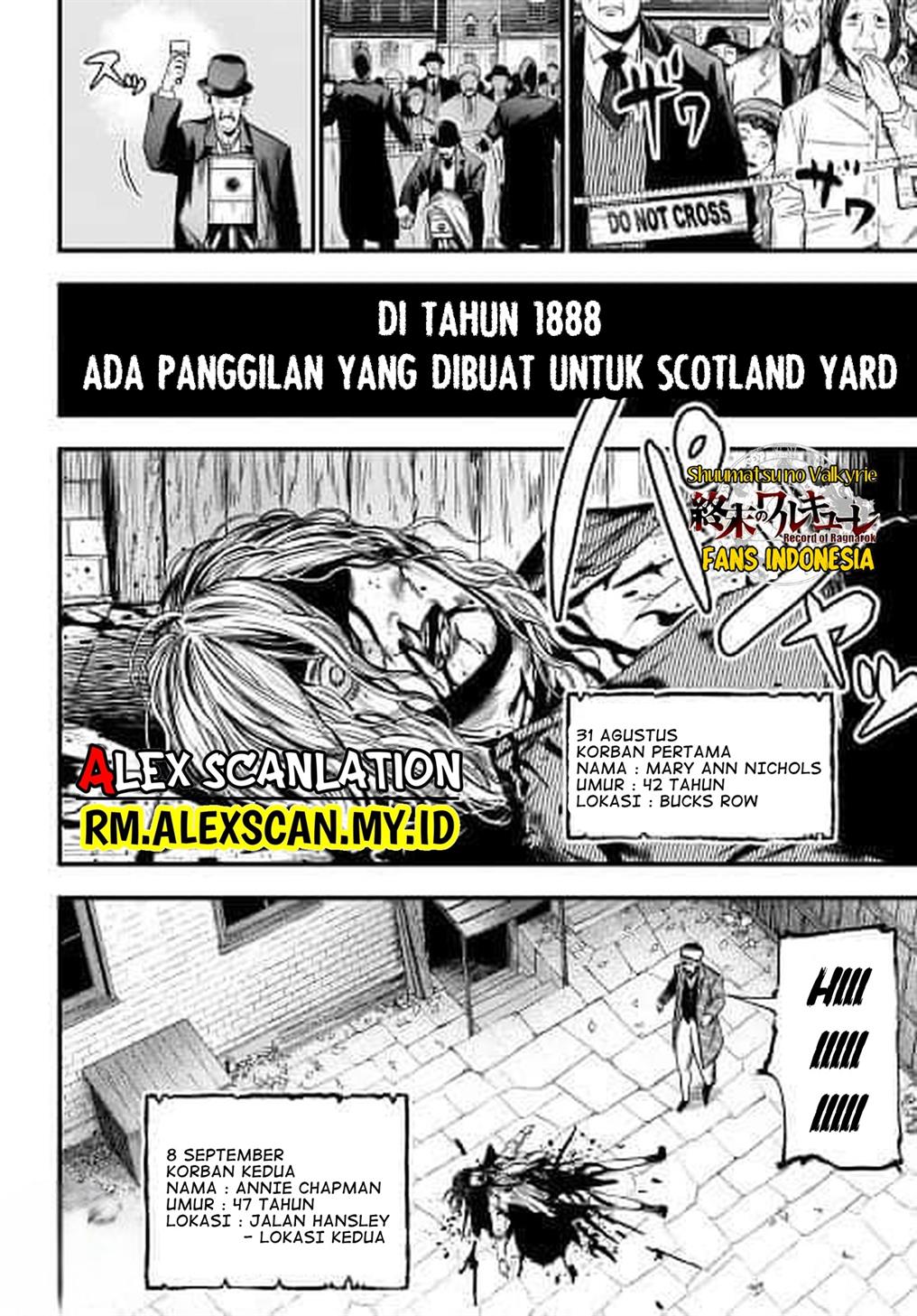 Shuumatsu No Valkyrie Kitan: Jack The Ripper No Jikenbo Chapter 1