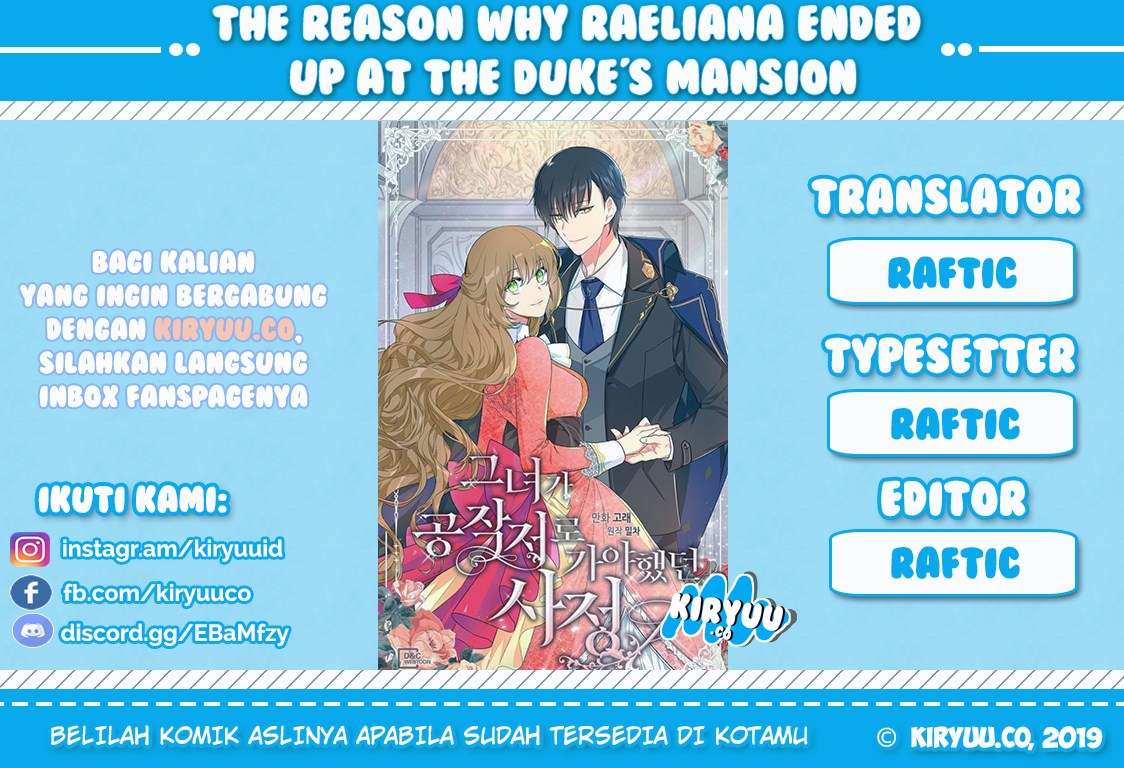 The Reason Why Raeliana Ended Up At The Duke’s Mansion Chapter 14