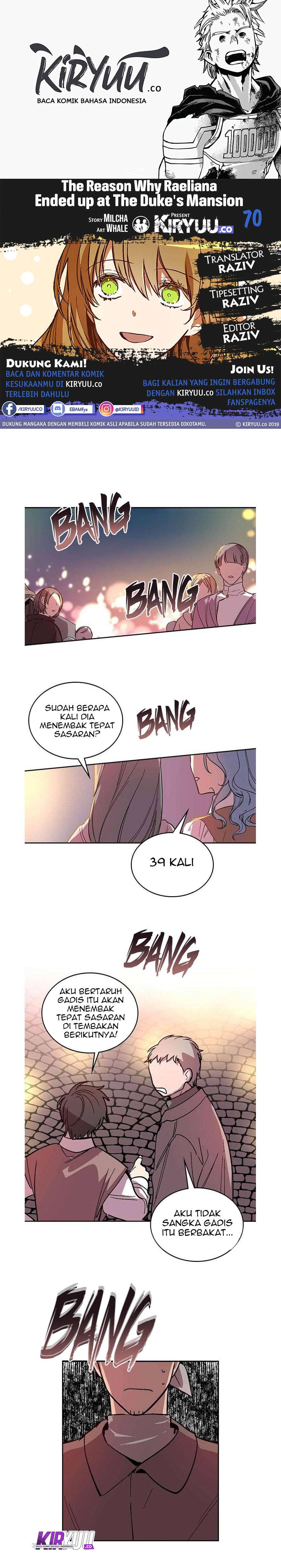 The Reason Why Raeliana Ended Up At The Duke’s Mansion Chapter 70