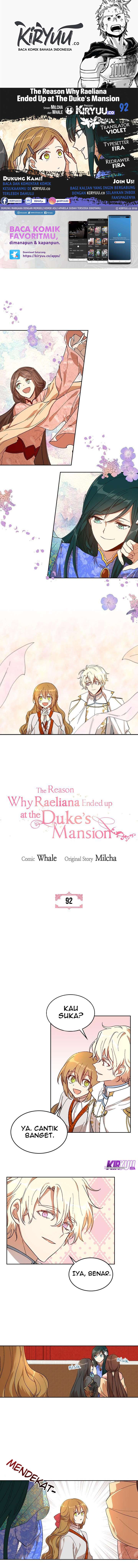 The Reason Why Raeliana Ended Up At The Duke’s Mansion Chapter 92