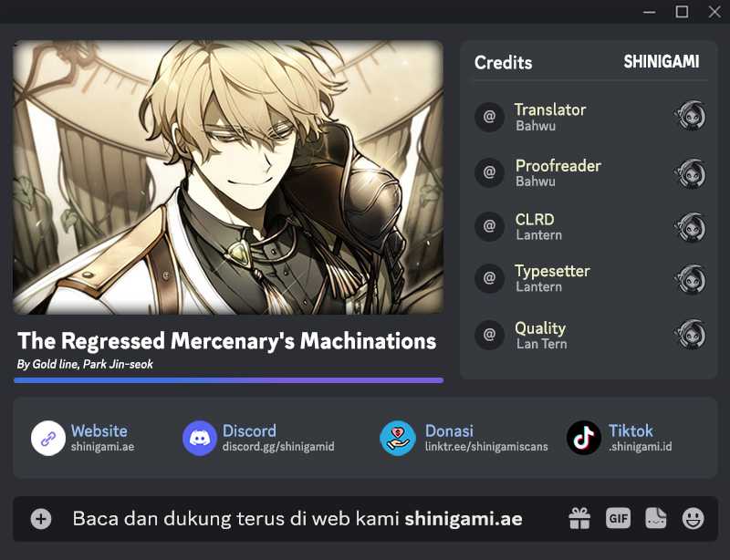 The Regressed Mercenary’s Machinations Chapter 10