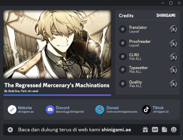 The Regressed Mercenary’s Machinations Chapter 30