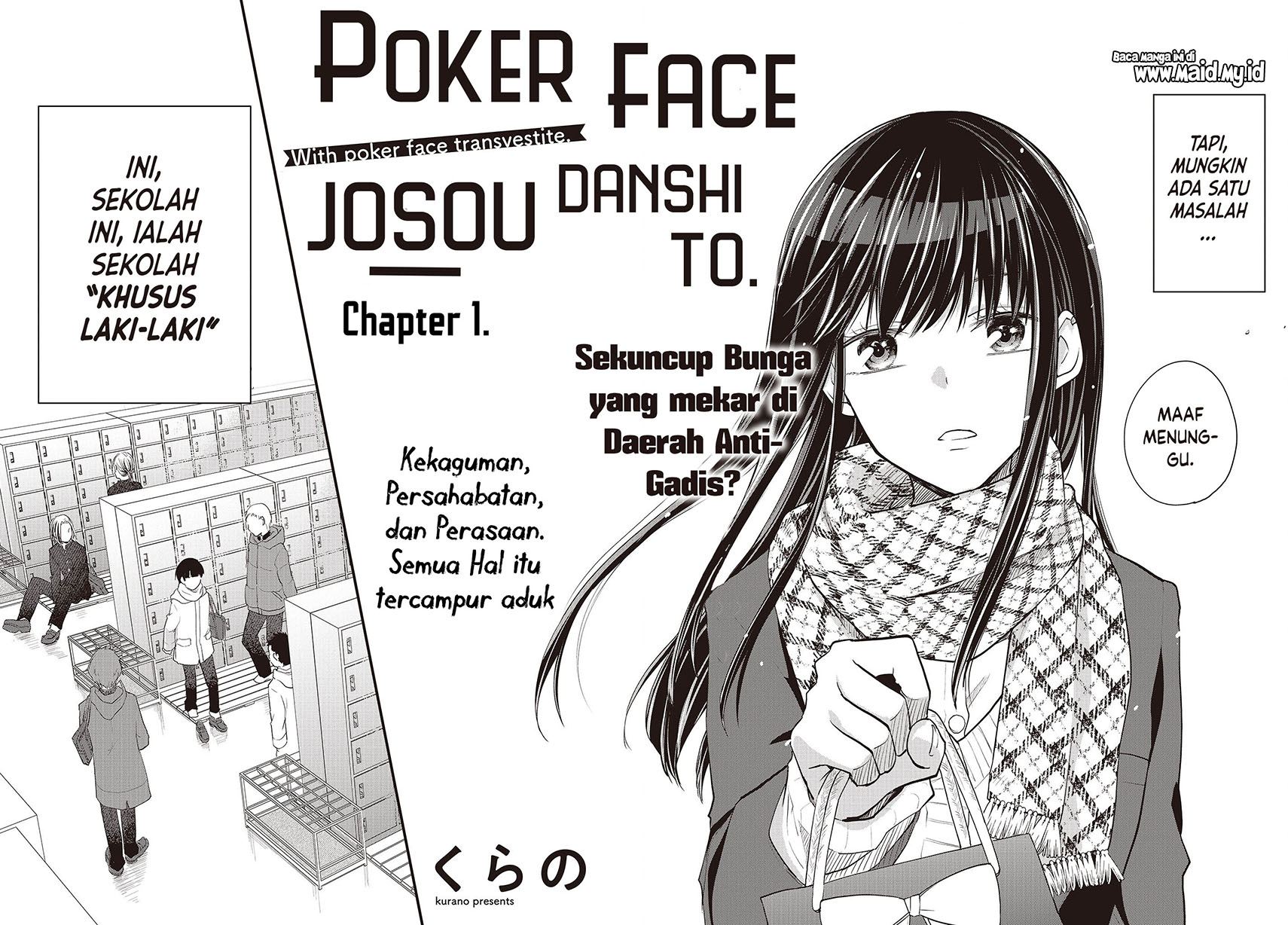 Poker Face Josou Danshi To Chapter 1