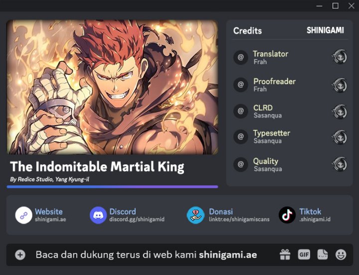 The Indomitable Martial King Chapter 11