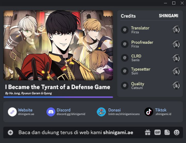 I Became The Tyrant Of A Defense Game Chapter 108