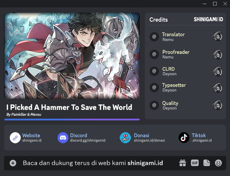 I Picked A Hammer To Save The World Chapter 19