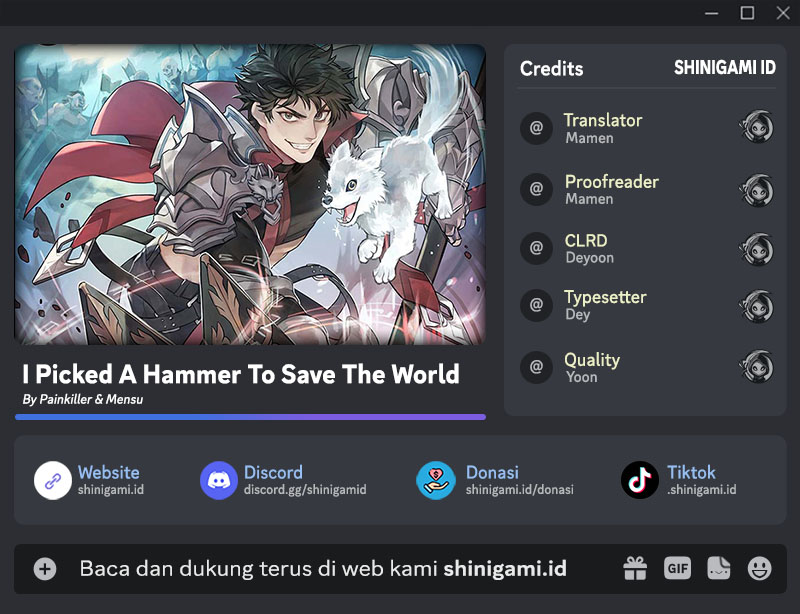 I Picked A Hammer To Save The World Chapter 21