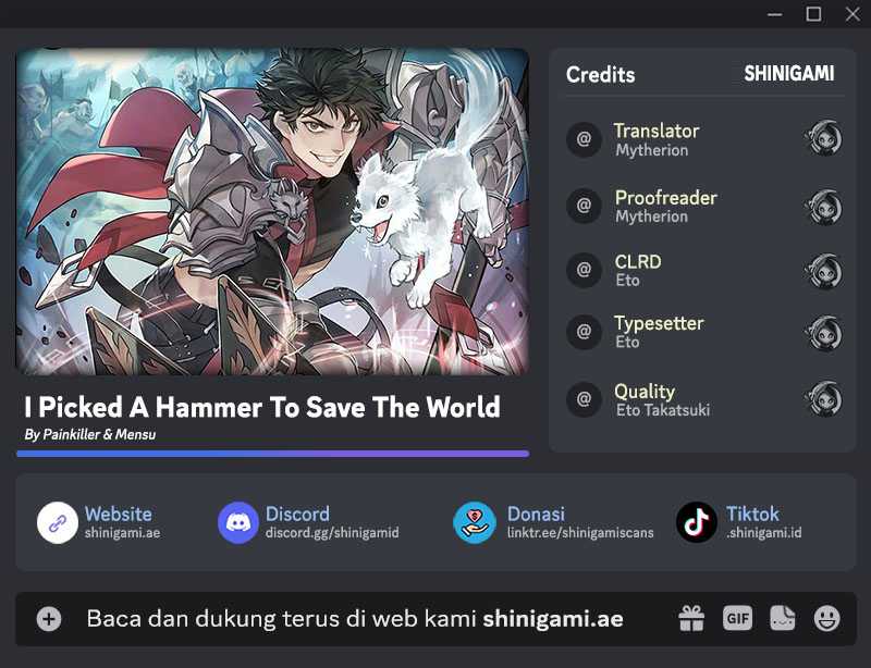 I Picked A Hammer To Save The World Chapter 54