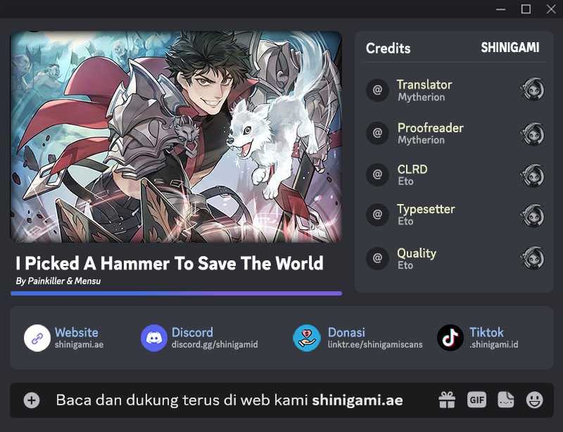 I Picked A Hammer To Save The World Chapter 68