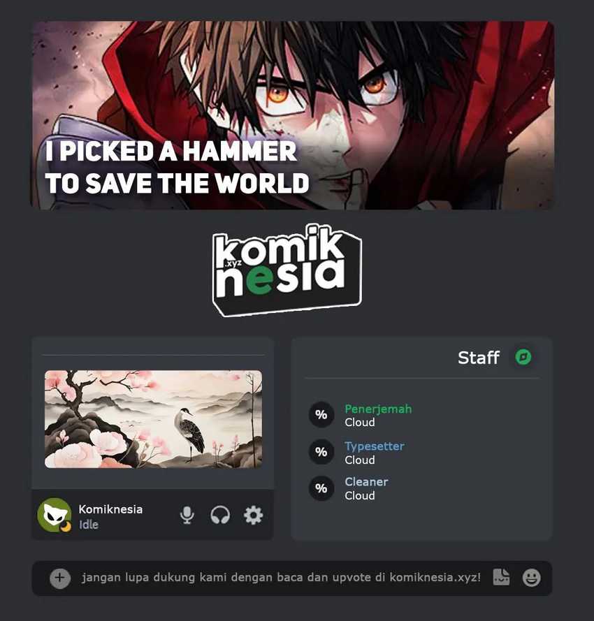 I Picked A Hammer To Save The World Chapter 72