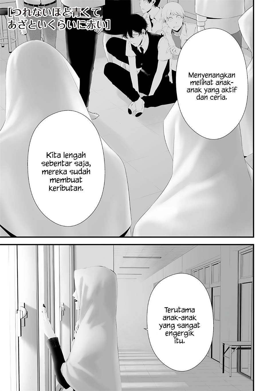 Tsurenai Hodo Aokute Azatoi Kurai Ni Akai Chapter 45