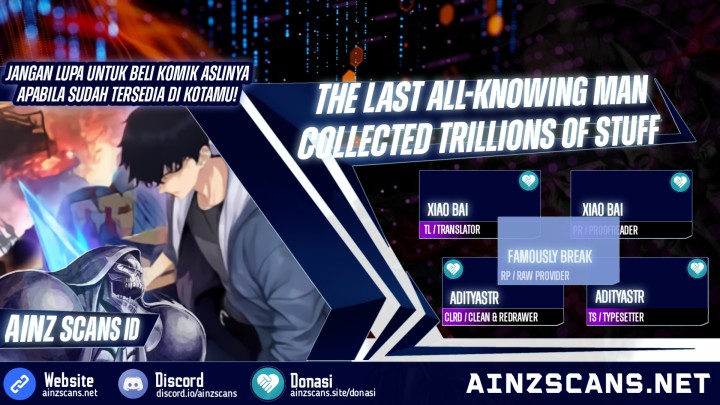 The Last All-knowing Man Collected Trillions Of Stuff From Day One Chapter 36