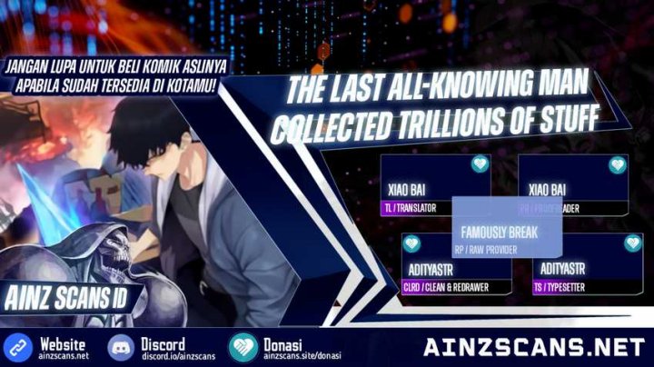 The Last All-knowing Man Collected Trillions Of Stuff From Day One Chapter 40