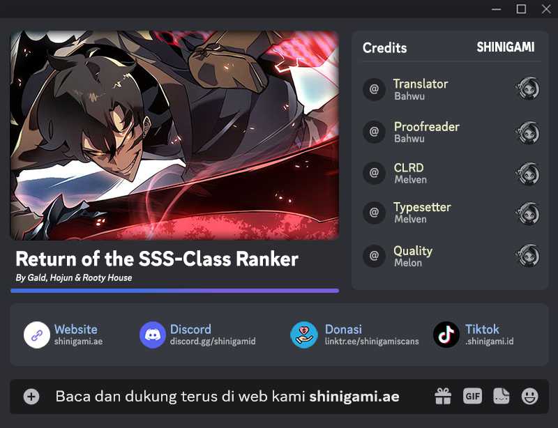 Return Of The Sss-class Ranker Chapter 107