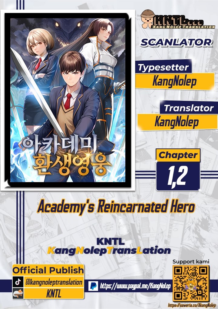 Academy’s Reincarnated Hero Chapter 1.2