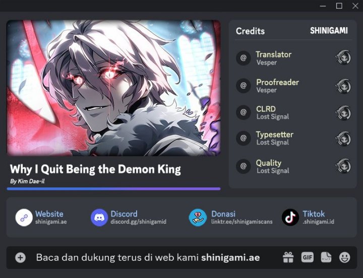 Why I Quit Being The Demon King Chapter 1