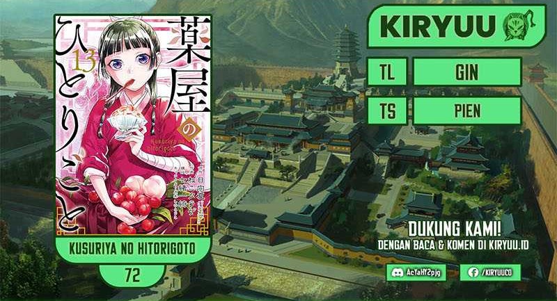 Kusuriya No Hitorigoto Chapter 72