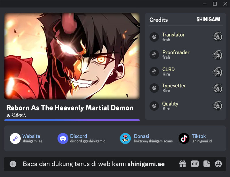 Reborn As The Heavenly Martial Demon Chapter 13