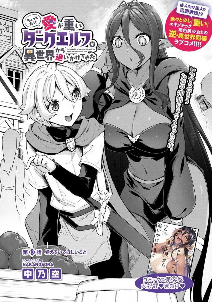 Chotto Dake Ai Ga Omoi Dark Elf Ga Isekai Kara Oikakete Kita Chapter 17