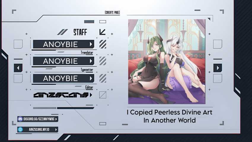 I Copied Peerless Divine Art In Another World Chapter 19