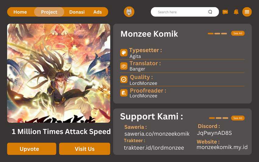 1 Million Times Attack Speed Chapter 68