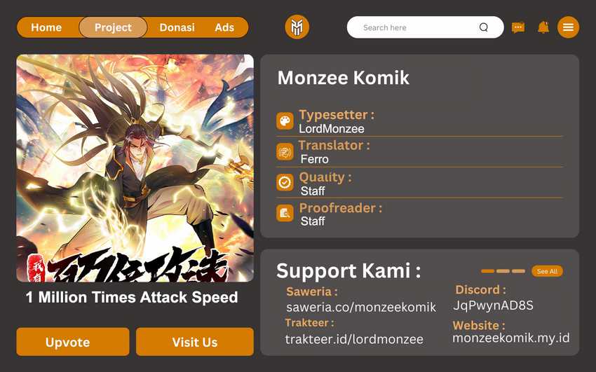 1 Million Times Attack Speed Chapter 98