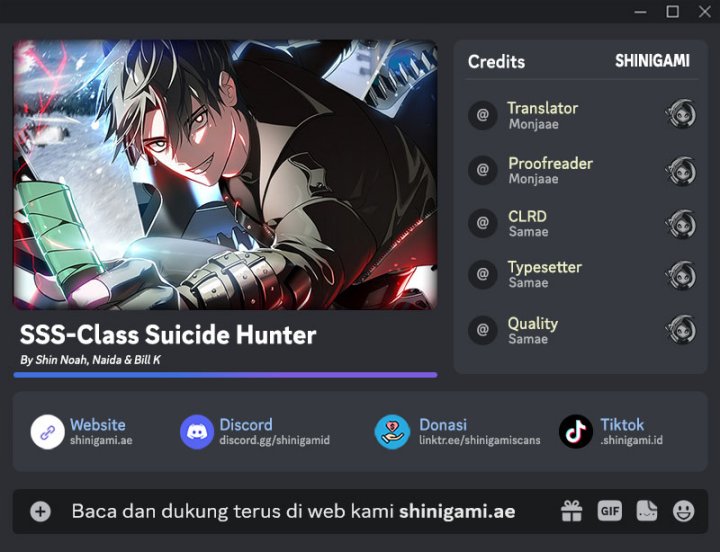 Sss-class Suicide Hunter Chapter 116