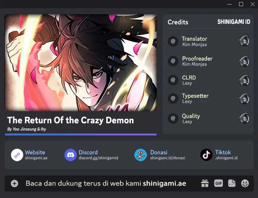 Return Of The Mad Demon Chapter 127