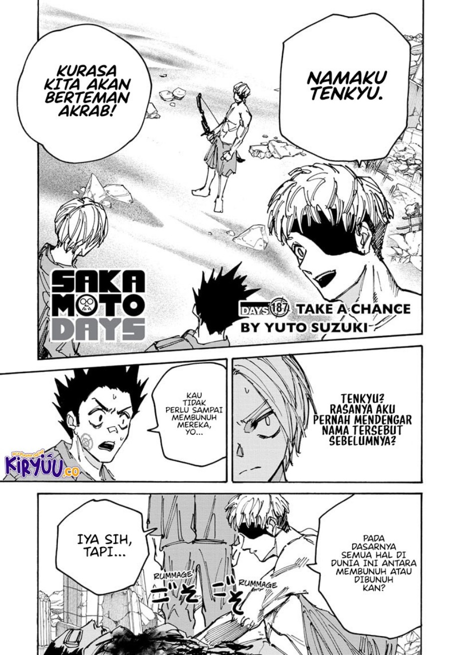 Sakamoto Days Chapter 187