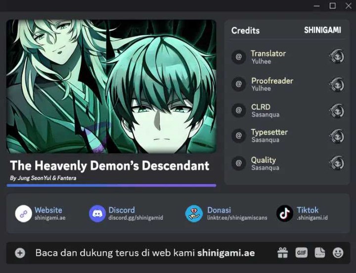 The Heavenly Demon’s Descendant Chapter 20