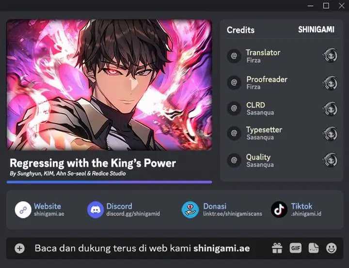 Regressing With The King’s Power Chapter 86