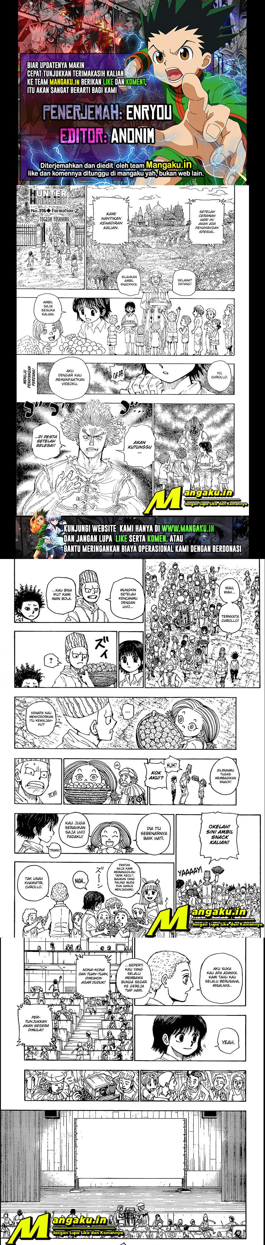 Hunter X Hunter Chapter 396