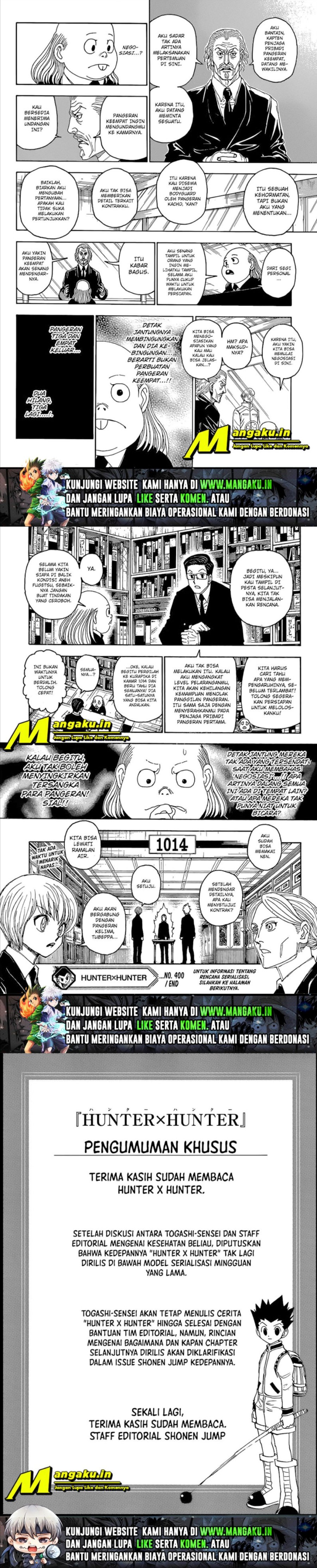 Hunter X Hunter Chapter 400