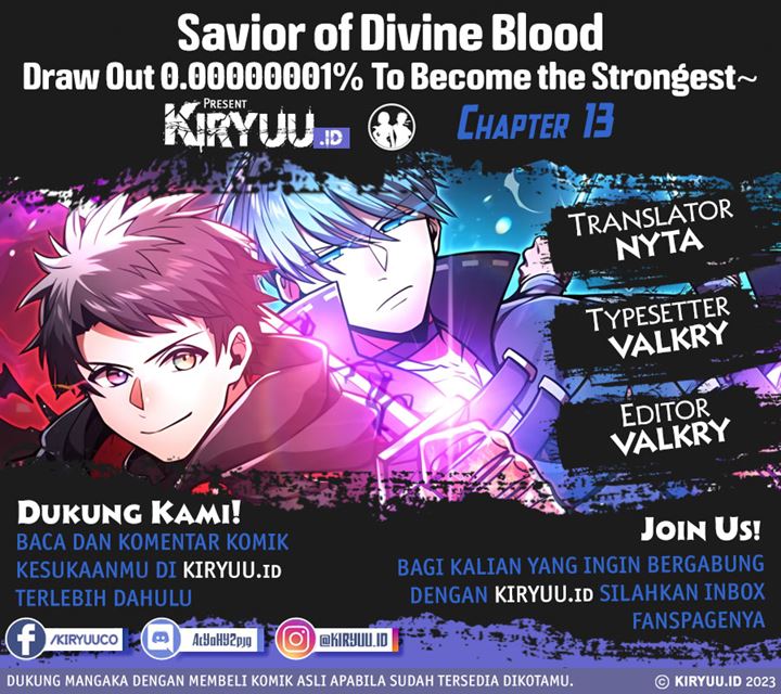 Savior Of Divine Blood Draw Out 0.00000001% To Become The Strongest Chapter 13