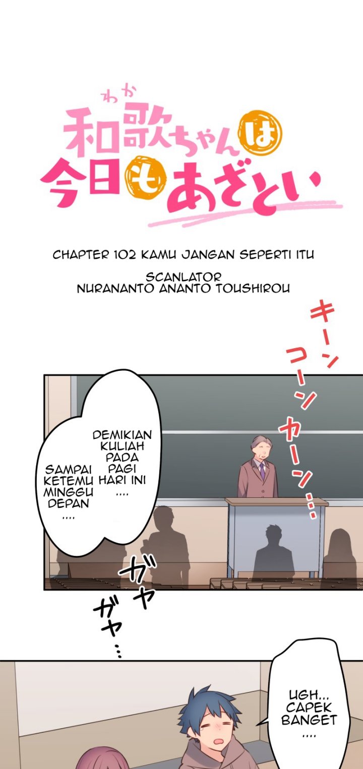 Waka-chan Wa Kyou Mo Azatoi Chapter 102