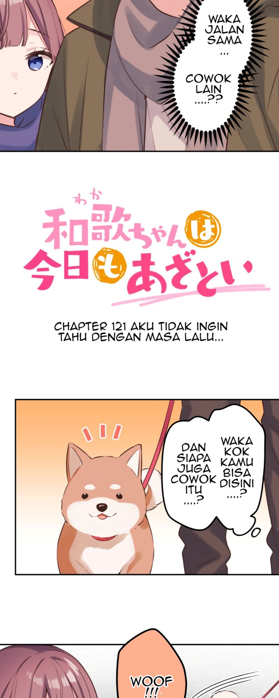 Waka-chan Wa Kyou Mo Azatoi Chapter 121