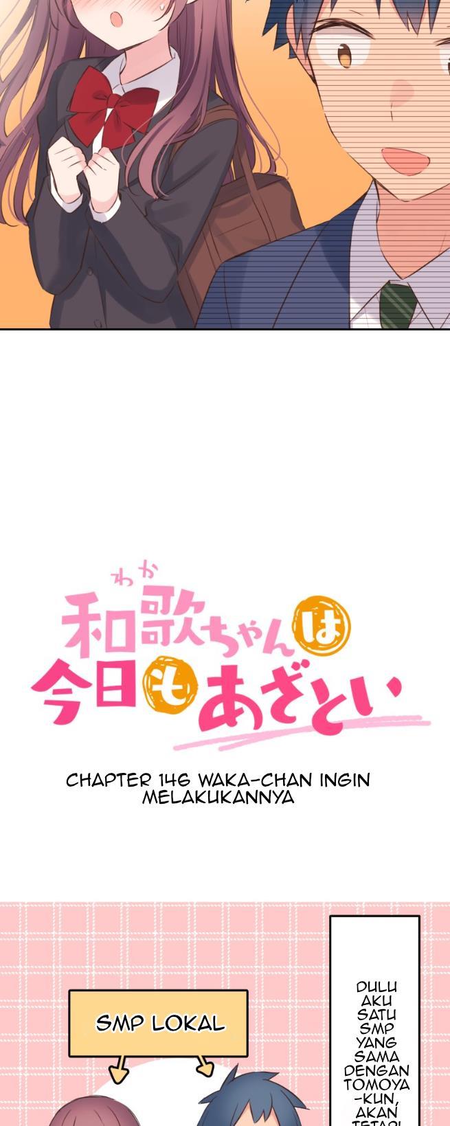 Waka-chan Wa Kyou Mo Azatoi Chapter 146